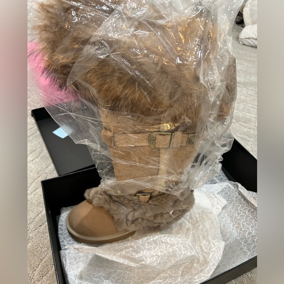 New in box never worn Australia Luxe Collective fur boots size 9 - Picture 4 of 5